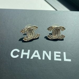 Authentic CHANEL studs
